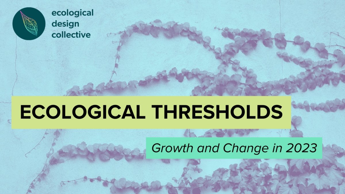 ecological thresholds: Growth and change in 2023